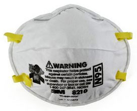 3M 8210 N95 Disposable Particulate Respirator Masks