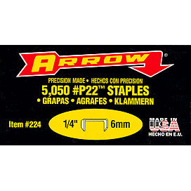 Arrow P22 Staples, 5/16in - Click Image to Close