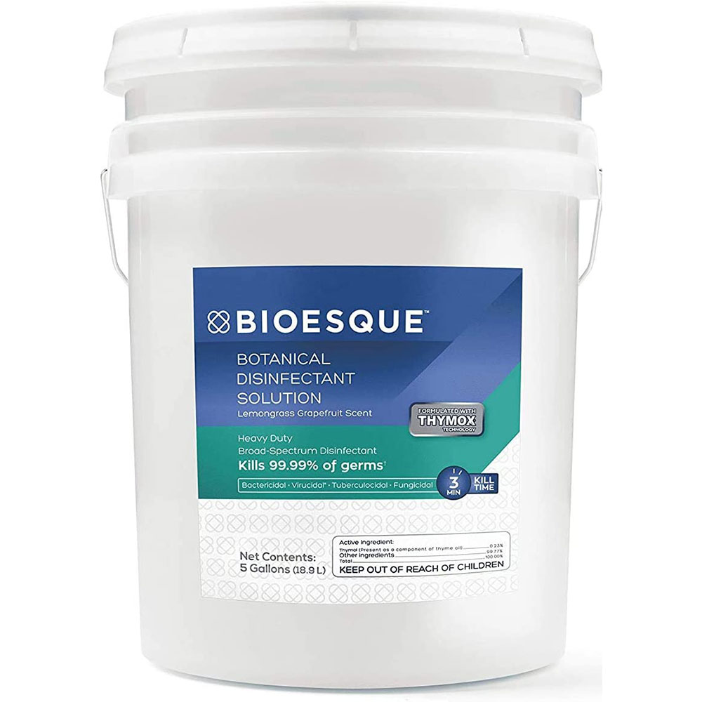 Bioesque Botanical Disinfectant Solution, Kills 99.9% of Bacteria, 5 Gallons