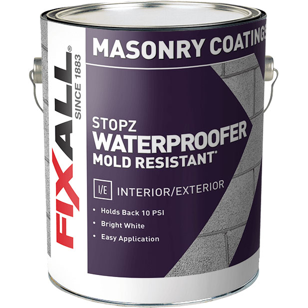 Stopz 5-Gallon Mold-Resistant Waterproofer | Ultimate Protection for Surfaces | FixAll Paint - Click Image to Close
