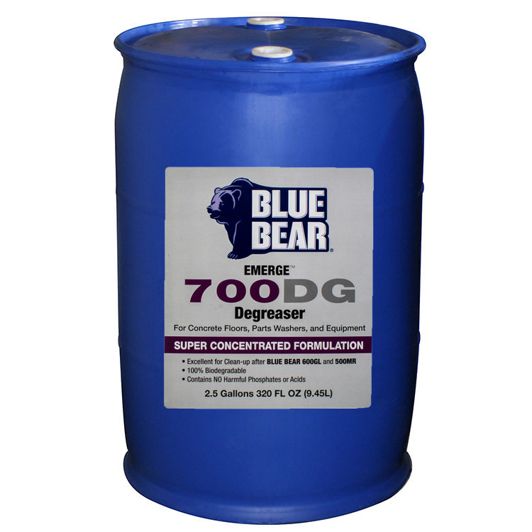 Blue Bear 700DG Degreaser - Adhesive Remover - Bulk 55 Gallon Drum