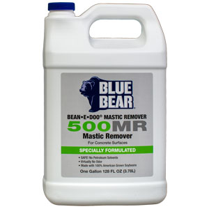 Blue Bear 500MR Mastic Remover - Adhesive Stripper - Bean e doo - 1 Gallon - Click Image to Close