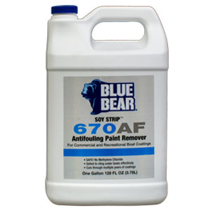Blue Bear 670AF Antifouling Paint Remover - Soy Strip - Gallon - Click Image to Close
