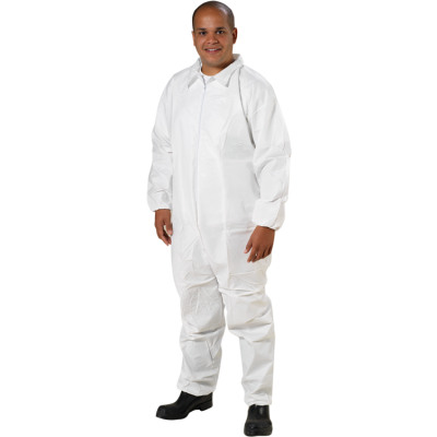 Malt ProMax 1017 - Disposable Paint Suit - Zip Coveralls - Case of 25 - 2XL