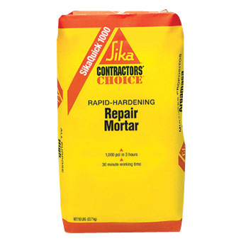 Sika Sikaquick 1000 Concrete Repair Mortar - Bulk Pallet of 48 - Click Image to Close