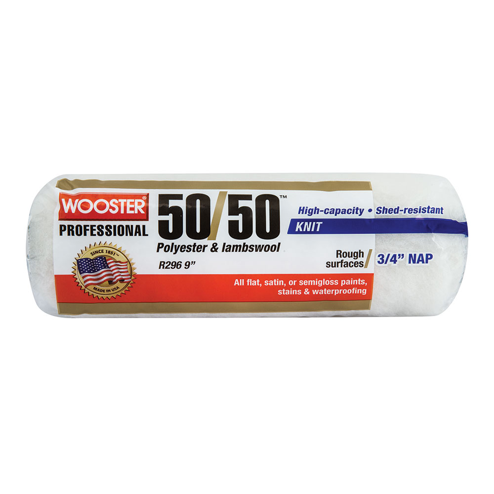 Wooster 50/50 Roller Skin Cover 9"x3/4" - Case of 10 - Click Image to Close
