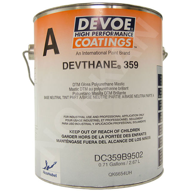 Devoe Devthane 359 Direct to Metal Urethane - LIGHT GRAY