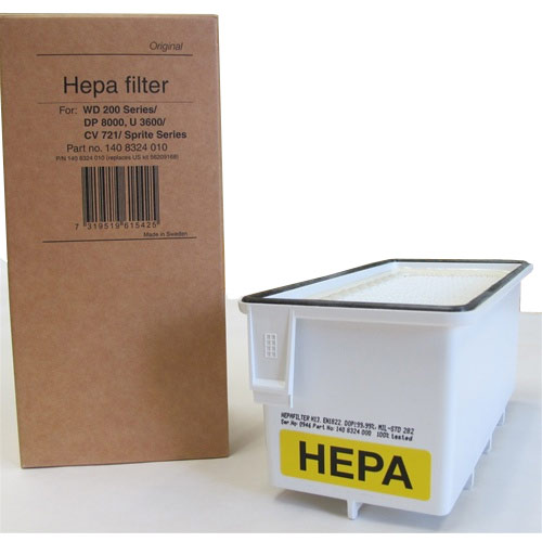 Euroclean WD260 - Replacement HEPA Filter - Click Image to Close