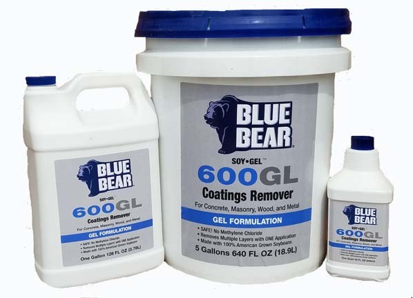 Soy Gel Paint Remover Blue Bear 600 GL