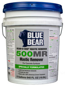 Franmar Bean-E-Doo Blue Bear 500MR Floor Mastic Adhesive Remover For Concrete