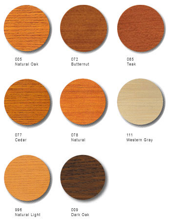 Cetol Log & Siding Color Options
