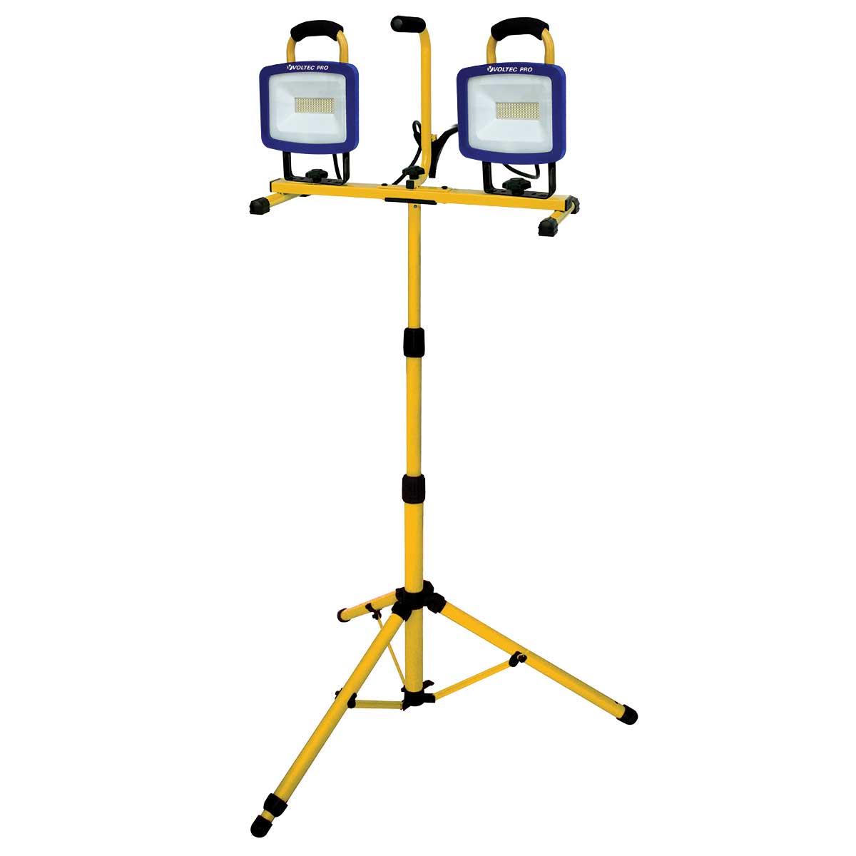 Voltec LED Dual Work Light Tripod 13,200 Lumen - Click Image to Close