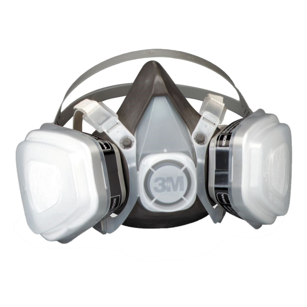 3M Half Facepiece Disposable OV/P95 Medium Respirator Assembly, 52P71