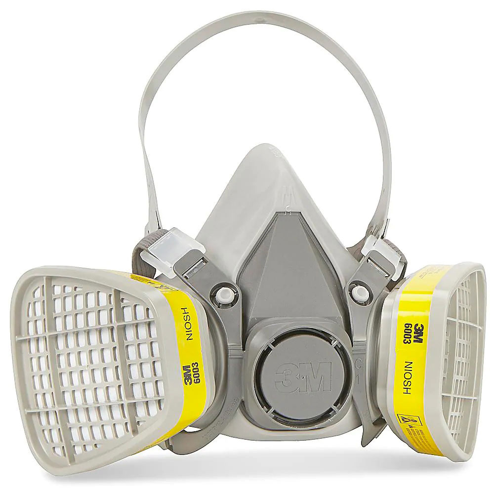 3M 6003 Organic Vapor/Acid Gas Respirator Cartridge, NIOSH Approved - 1 Pair - Click Image to Close