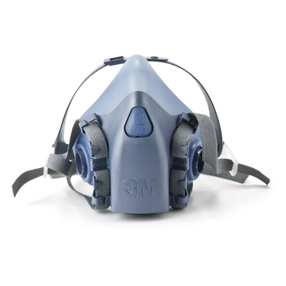3M Reusable Half Mask Respirator with CoolFlow Valves, Medium, 7502
