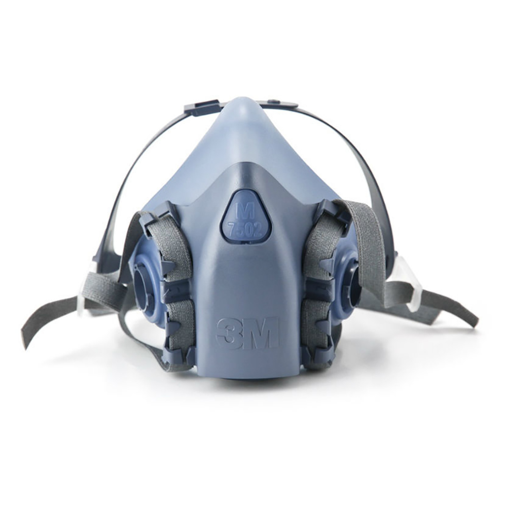 3M Reusable Half Mask Respirator with CoolFlow Valves, Medium, 7502 - Click Image to Close