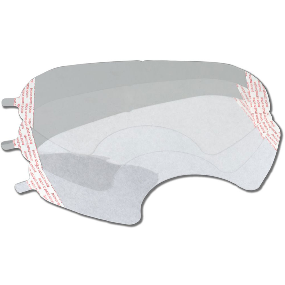 3M Peel-Off Lens Covers for 3M 6000 Series Full-face Masks, 25/Pkg