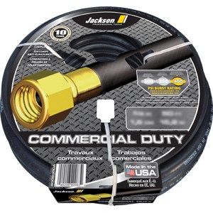 Jackson Commercial Duty Water Hose 50ft. pt#4008300A - Click Image to Close