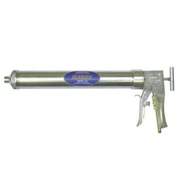 Newborn 724 20oz Sausage Pneumatic Caulk Gun w/Regulator & Cones - Click Image to Close