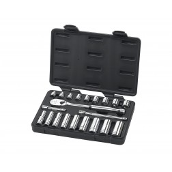 Gearwrench Socket Set 3/8" Dr. SAE Std/Deep 21pc.