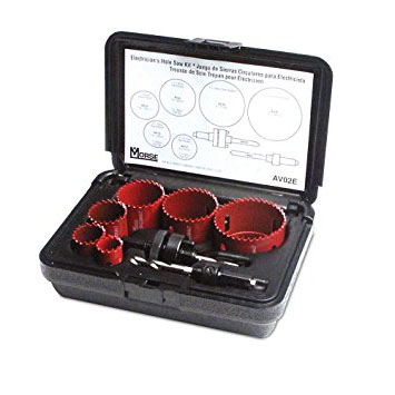 M.K. Morse Hole Saw Kit 8pc. Electricians Kit