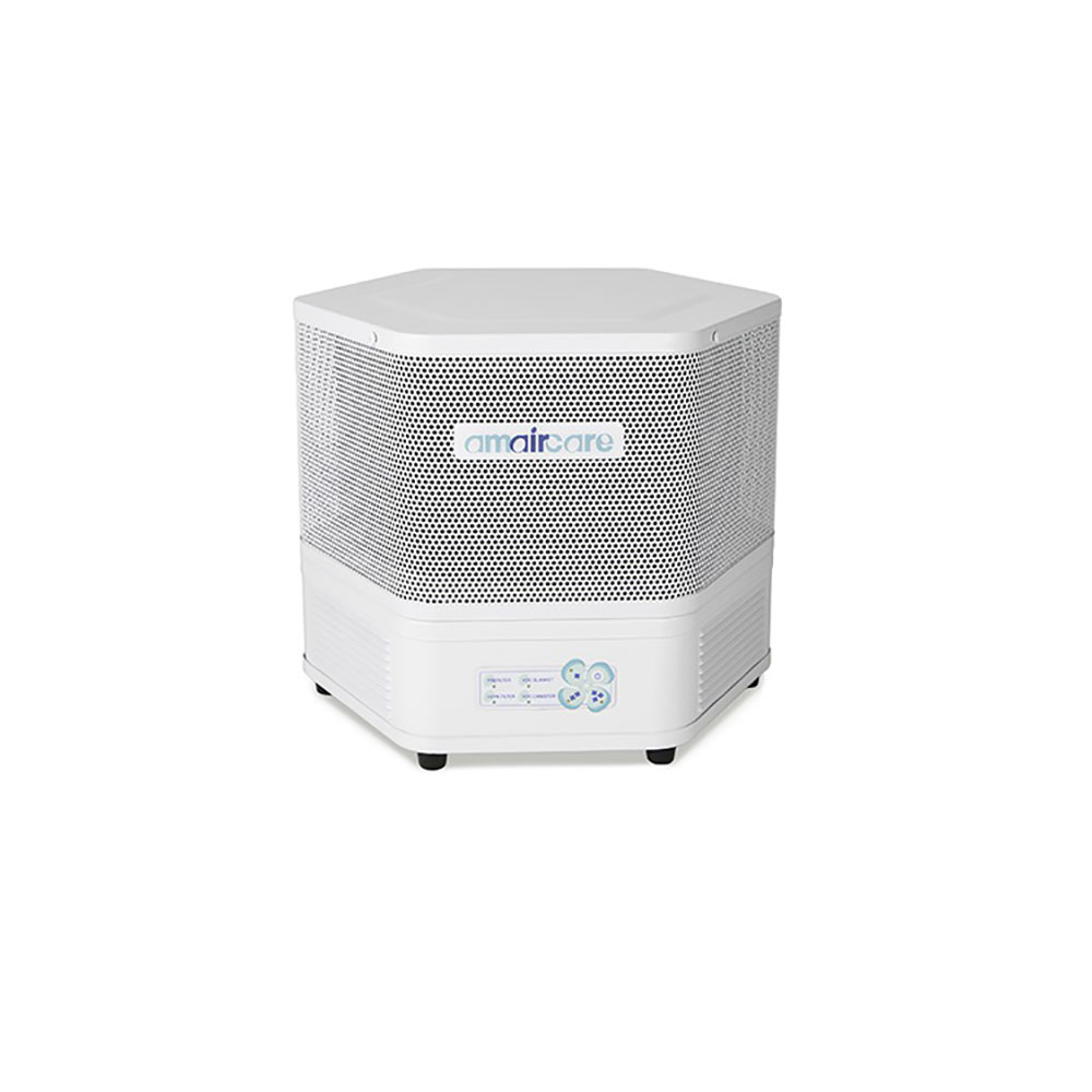Amaircare Model 2500 Portable HEPA Air Filter System, White, 05-A-1KWP-06 - Click Image to Close