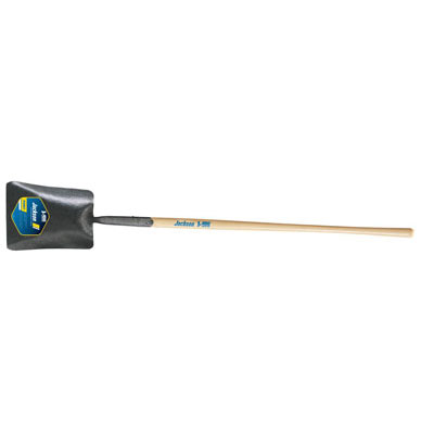 Jackson 1201100 J-450 Pony Square Point Shovel with Solid Shank and No-step - Click Image to Close
