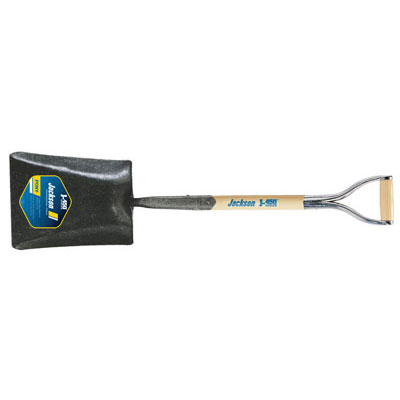 Jackson 1248800 J-450 Pony Square Point Shovel with Solid Shank and Armor D-grip - Click Image to Close