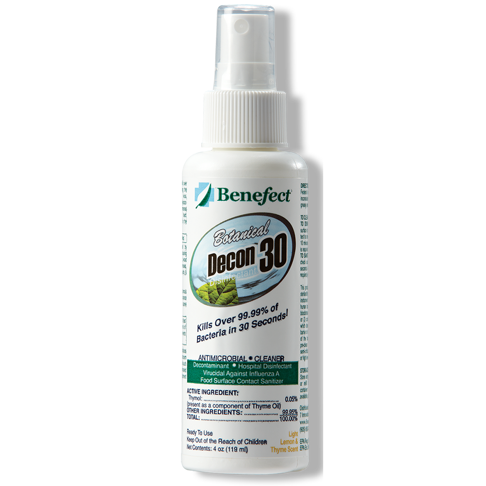 Benefect Decon 30 Disinfectant 4 oz - Click Image to Close