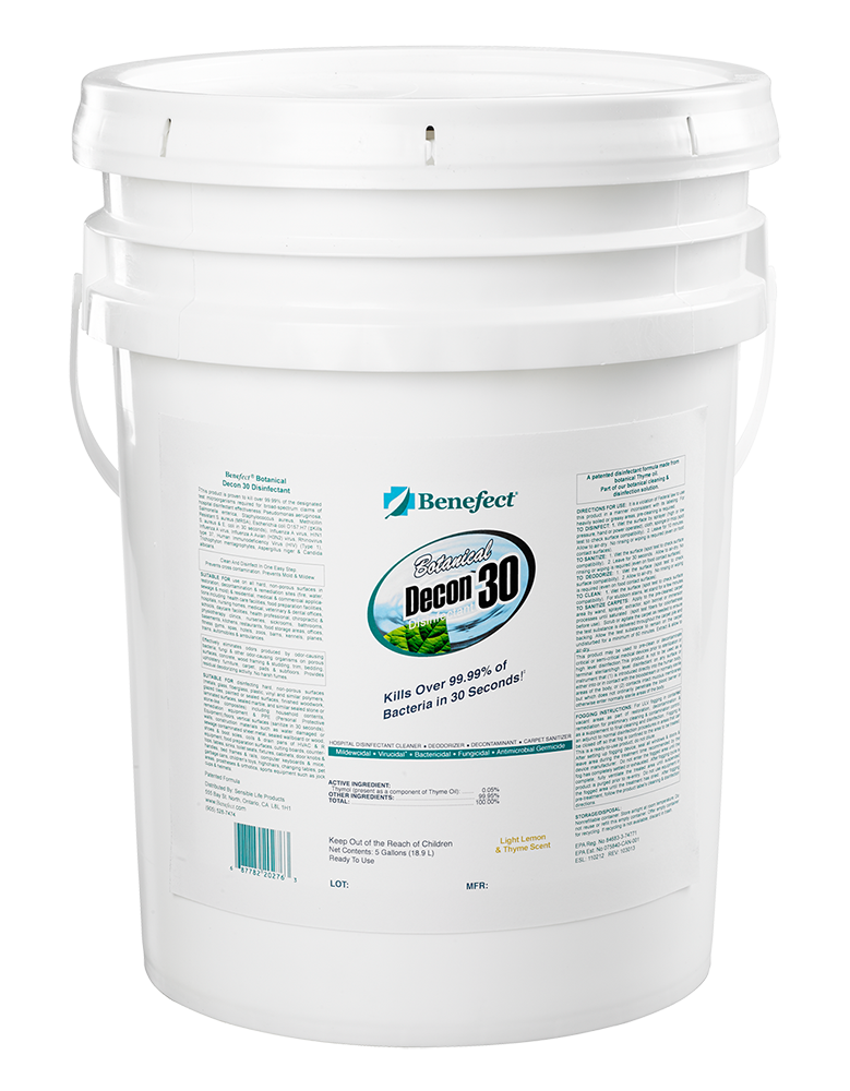 Benefect Decon 30 Disinfectant 5 Gal