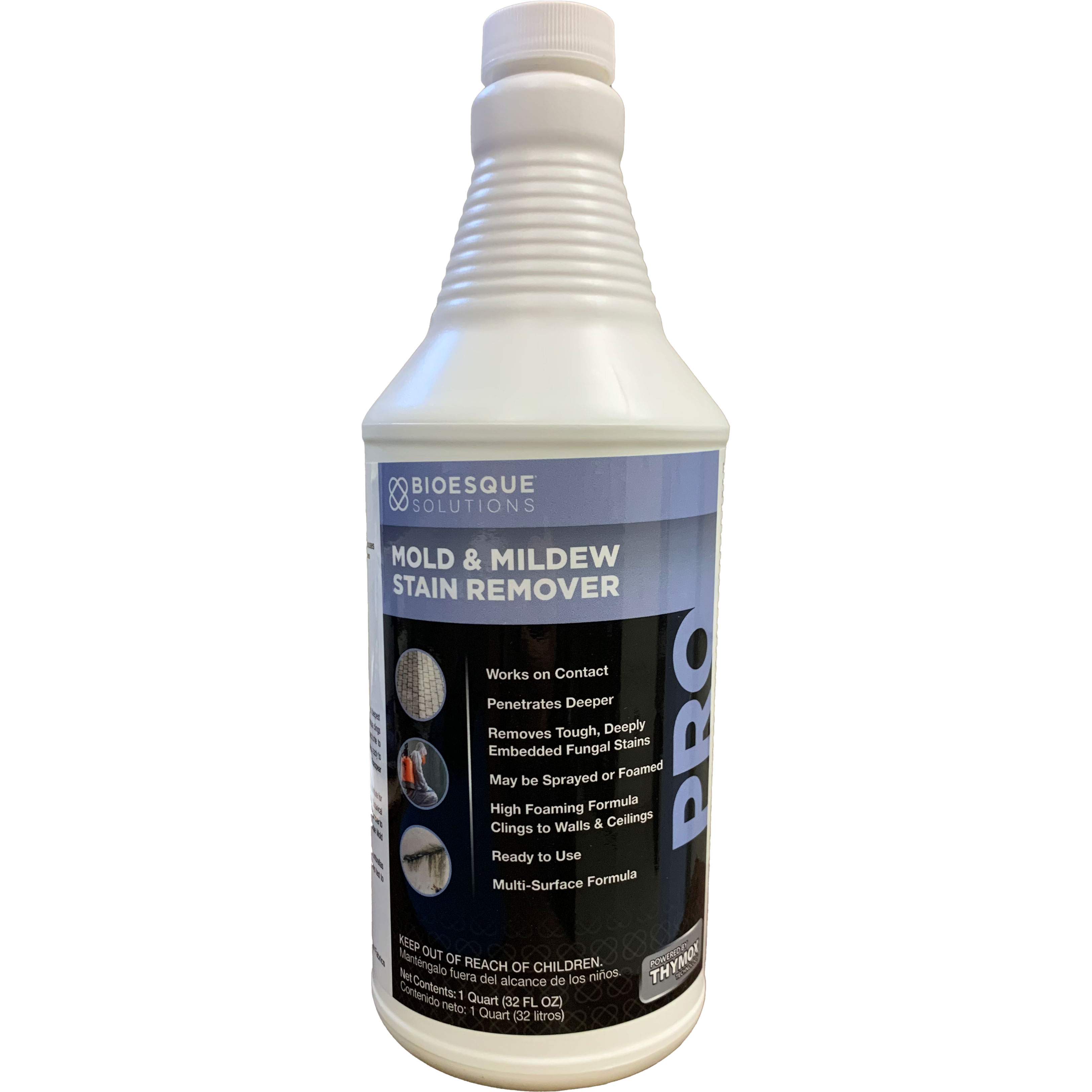 Bioesque Mold & Mildew Stain Remover, 1 Quart Spray Bottle