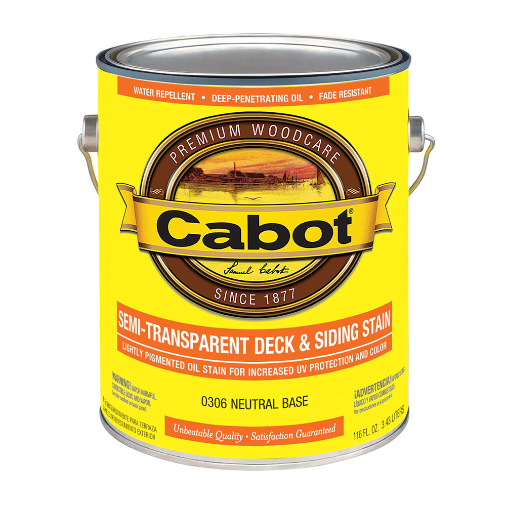 Cabot 0300 - Exterior Wood Stain - Semi Transparent Colors, 1 Gallon - Click Image to Close