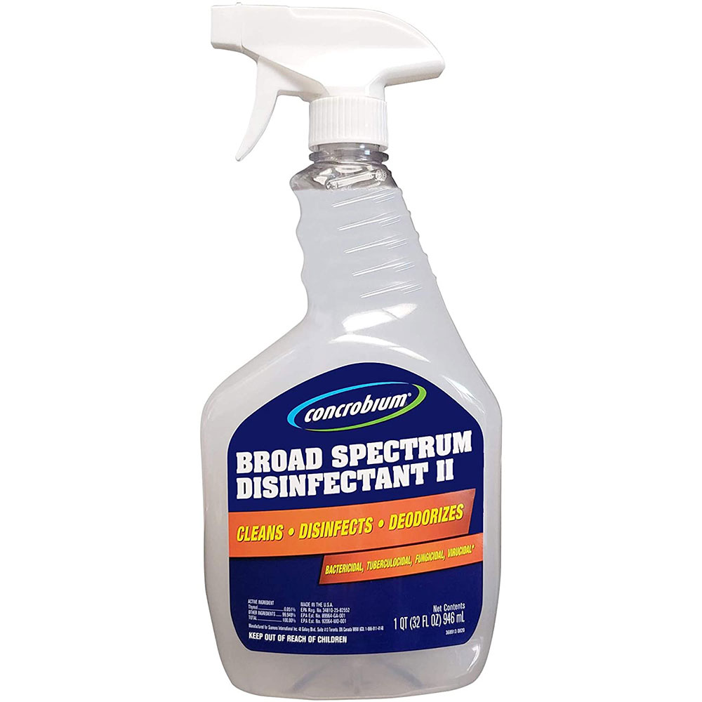 Concrobium 368837 Broad Spectrum Disinfectant II, 32 oz Spray Bottle