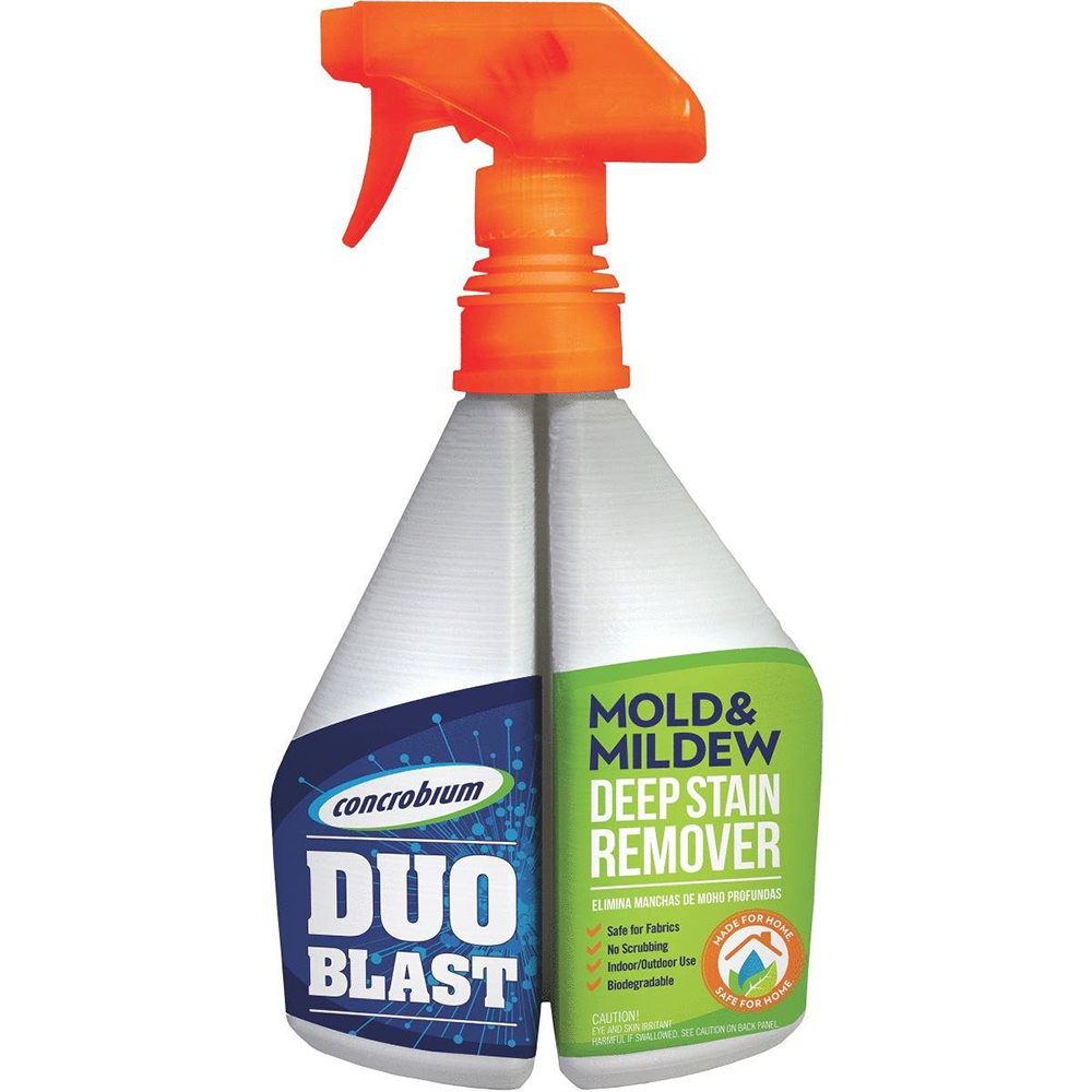 Concrobium Duo Blast Mold & Mildew Deep Stain Remover, 33 oz. Trigger Spray - Click Image to Close