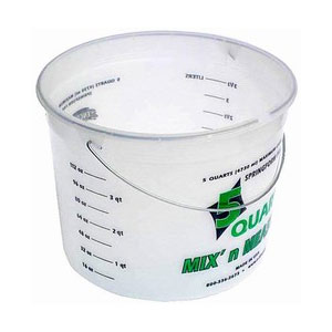 Encore 5 Qt Mixing Bucket w/ Gruaduations - Pack of 10