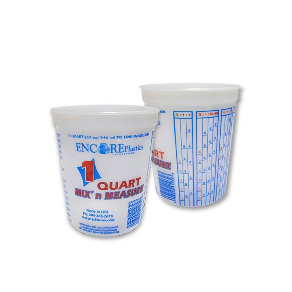 Encore 1 Qt Mixing Bucket W/ Graduations - Pack of 24