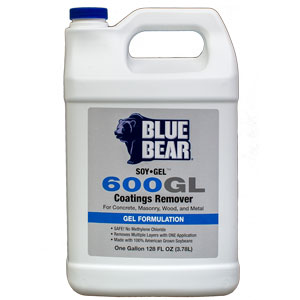 Blue Bear 600GL Soy Gel Paint Remover - 1 Gallon