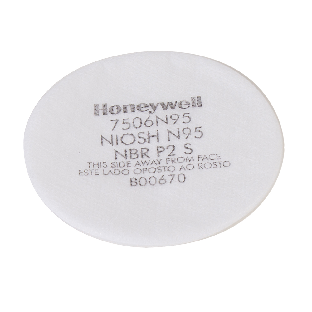 Honeywell North Respirator Pre Filter 7506 N95 - Pack of 10 - Click Image to Close