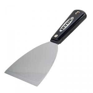 Hyde 4" Extra Heavy Duty Stiff Black & Silver Chisel Scraper #02600 - Click Image to Close