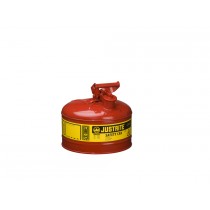 Justrite Safety Can Type I Steel 2-1/2 Gallon Red 7125100 - Click Image to Close