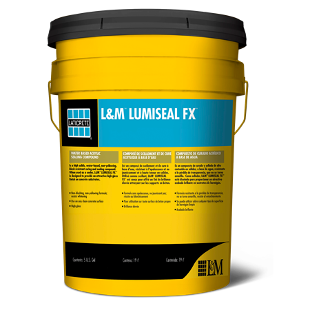 Laticrete L&M Lumiseal FX - Water Based Acrylic Sealer - Clear 5 Gallons