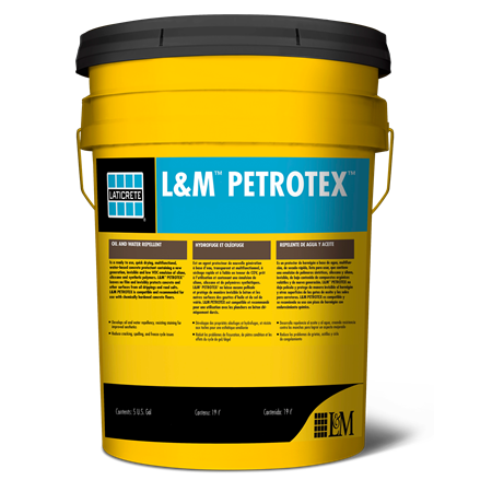 Laticrete L&M Petrotex - Silane Siloxane Sealer - Concrete - 5 Gallons