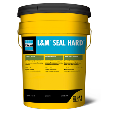 Laticrete L&M Seal Hard - Chemical Floor Hardener for Concrete - 5 Gallons