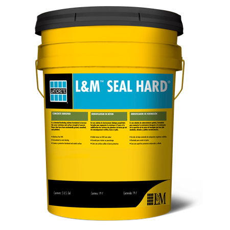 Laticrete L&M Seal Hard - Chemical Floor Hardener for Concrete - 5 Gallons - Click Image to Close