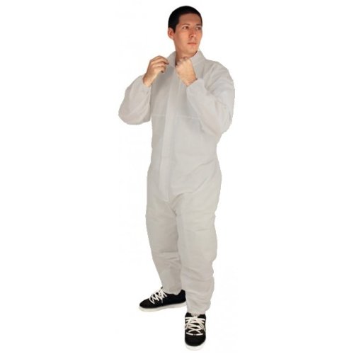 Malt ProMax 1012 - Disposable Paint Suit - Zip Coveralls - Case of 25 - 5XL - Click Image to Close