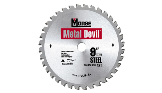 M.K. Morse Metal Devil 7-1/4" 40 Tooth Circular Saw Blade, 101349, CSM72540NSC