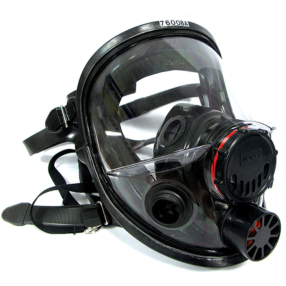 Honeywell North 7600 Respirator - 8A Full Face Respirator - Small (76008AS) - Click Image to Close