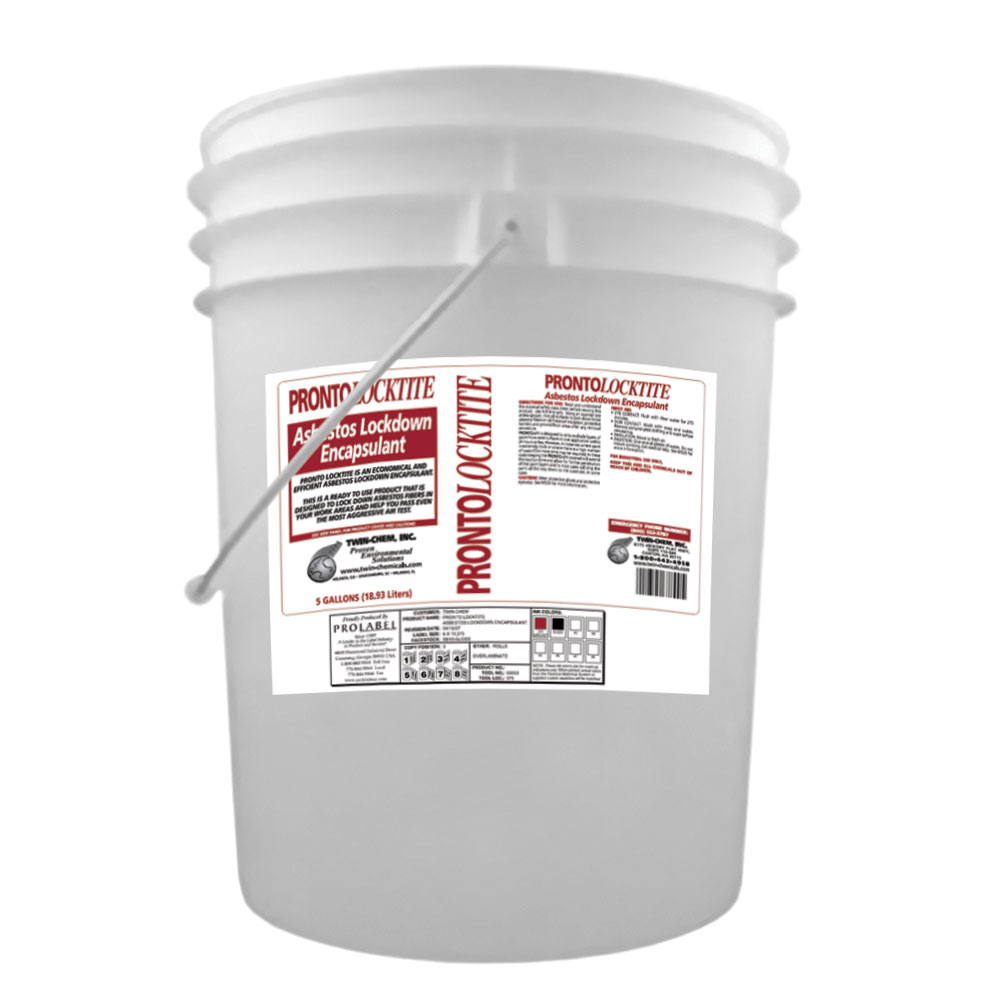 Pronto Locktite Asbestos & Lead Encapsulant, 5 Gallons, Clear