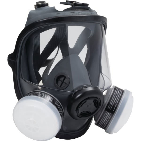 Honeywell RAP-74037 Full Facepiece Respirator Mask Kit, Includes OV/R95 Filters, Medium/Large