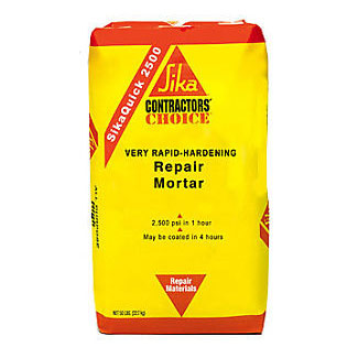 Sika Sikaquick 2500 Rapid Set Concrete Repair Mortar - Bulk Pallet of 48 - Click Image to Close